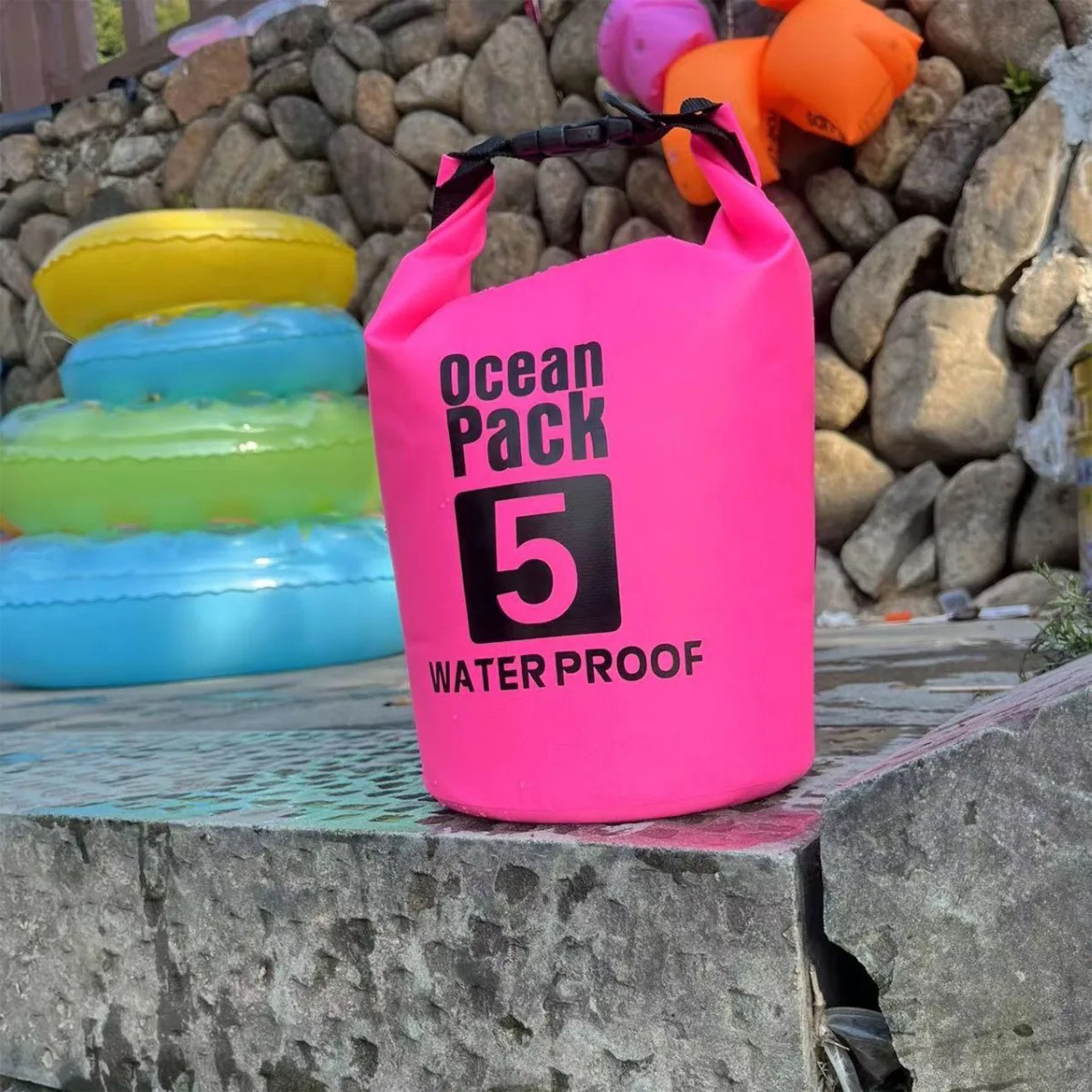 Pvc Portable One Shoulder Drift Waterproof Bag 4