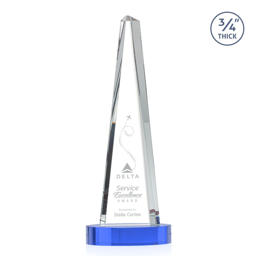 Majestic Tower Award on Alberton Base - Sky Blue 9