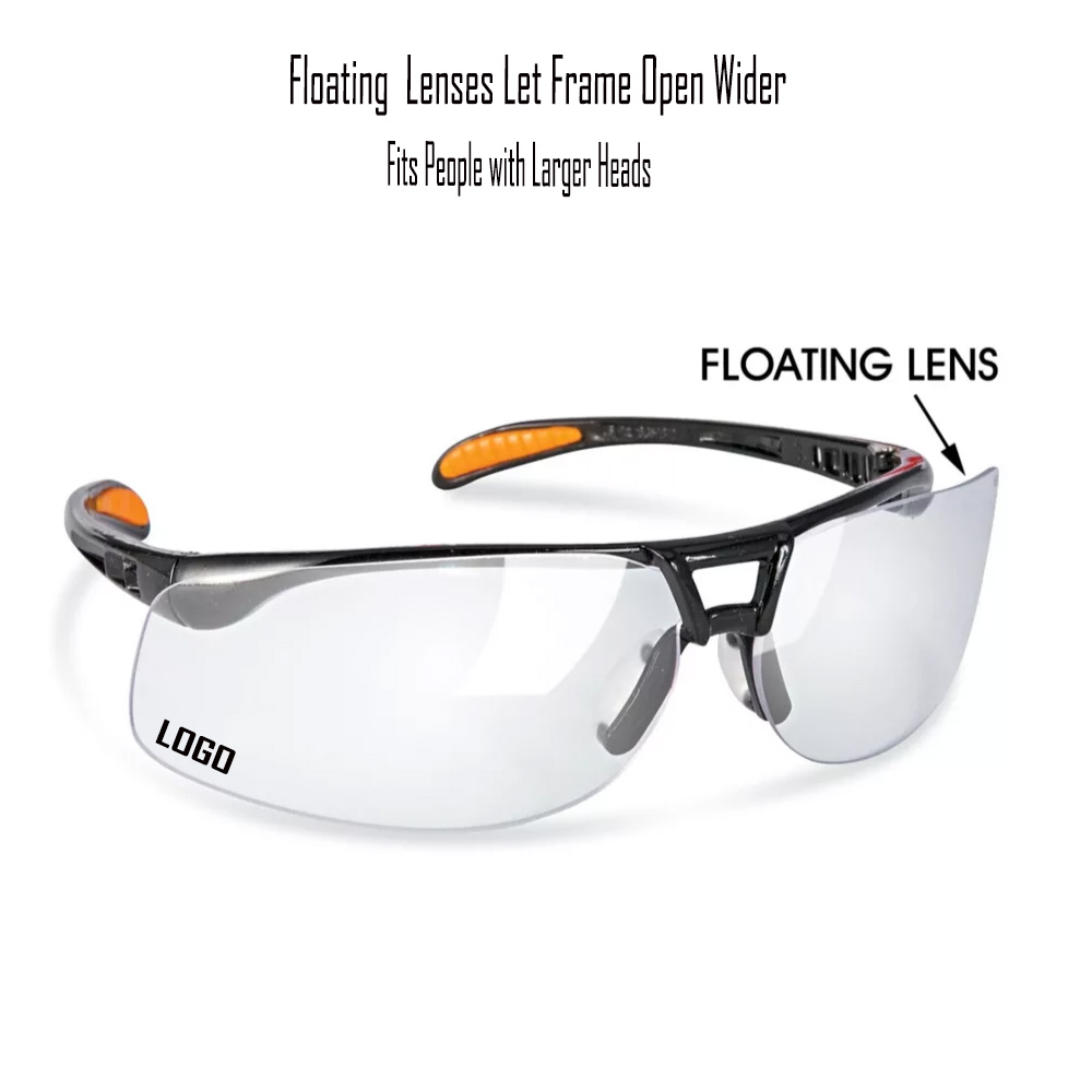 Safety Multifunctional Glasses Floating Clear Lens 1