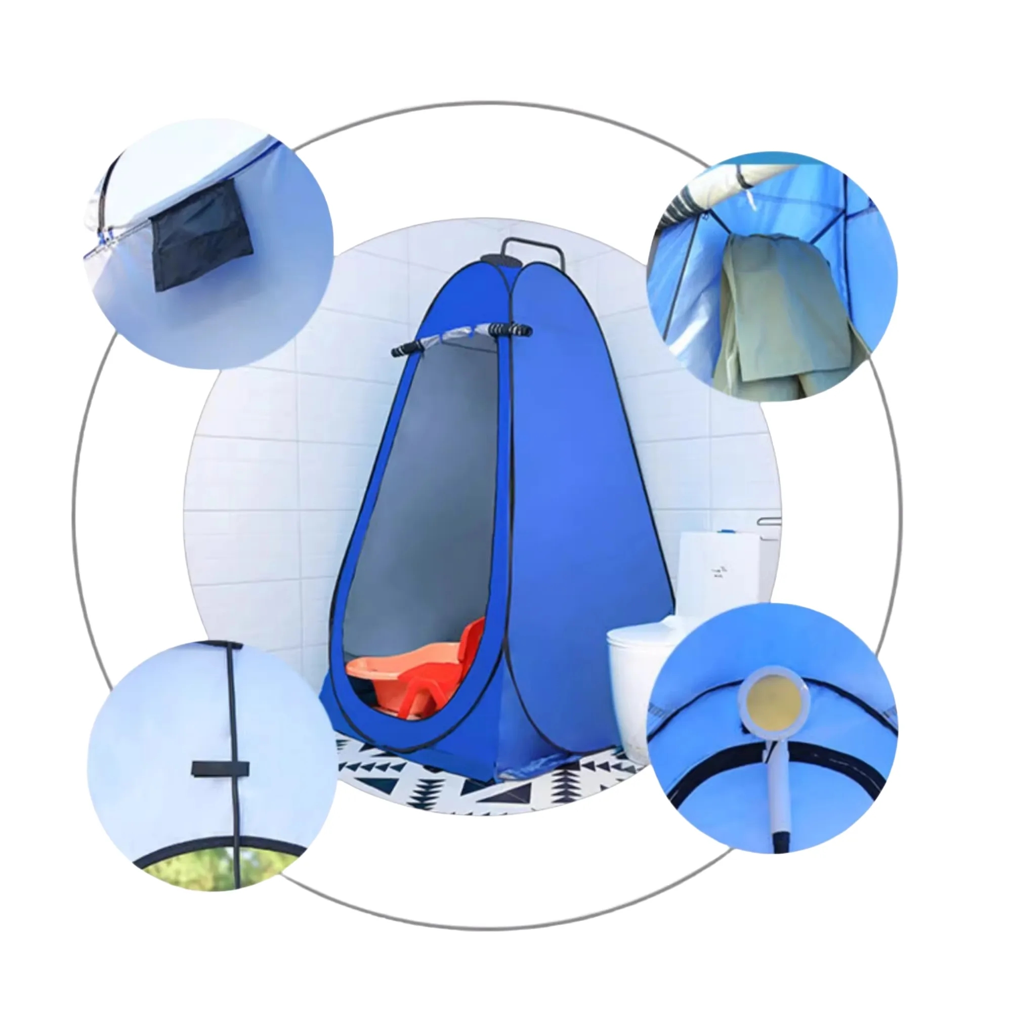 Portable Outdoor Shower & Changing Tent 6
