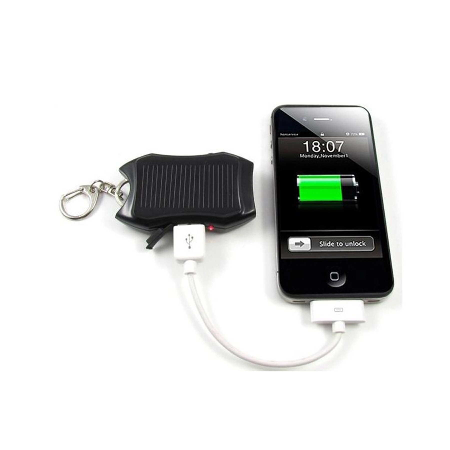 1200 mAh Solar Key Chain Power Bank 7