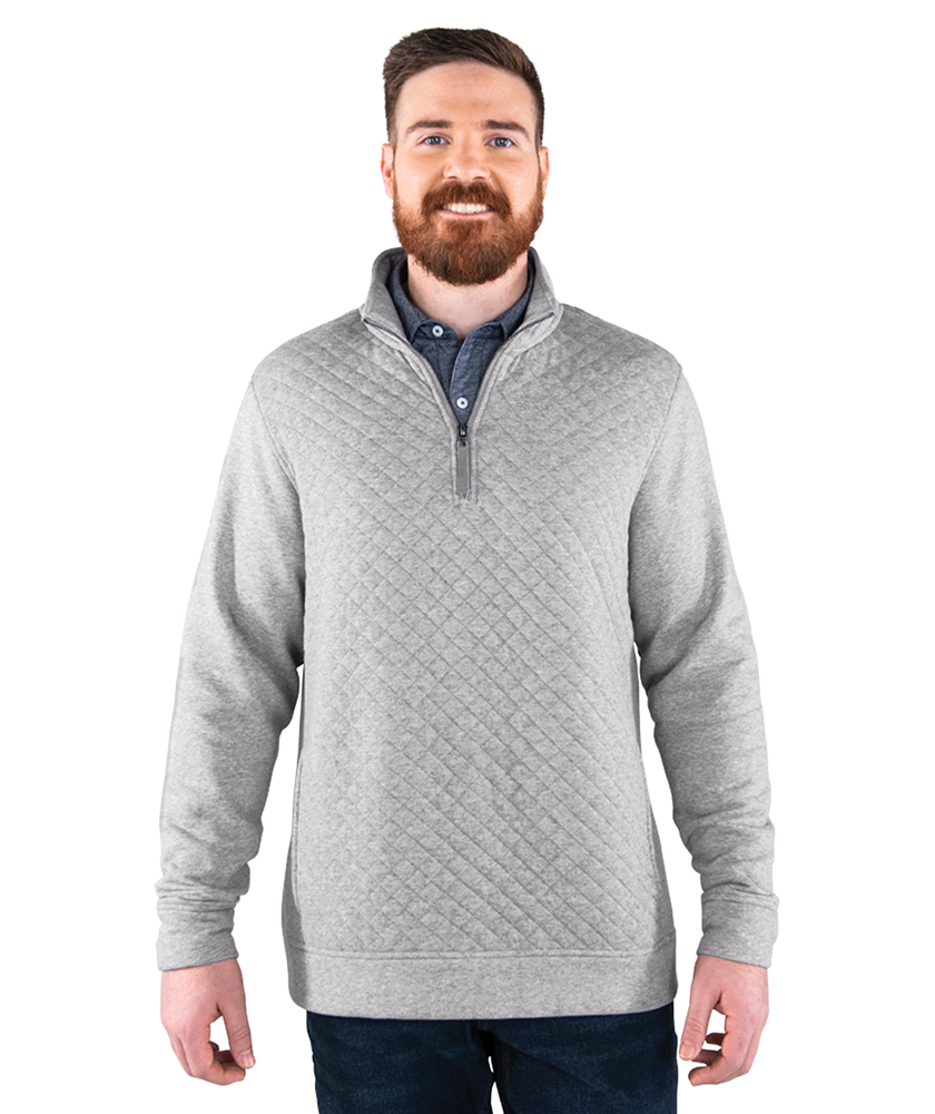 Men's Franconia Quilted Pullover, custom hoodie or sweatshirt with logo imprint 20