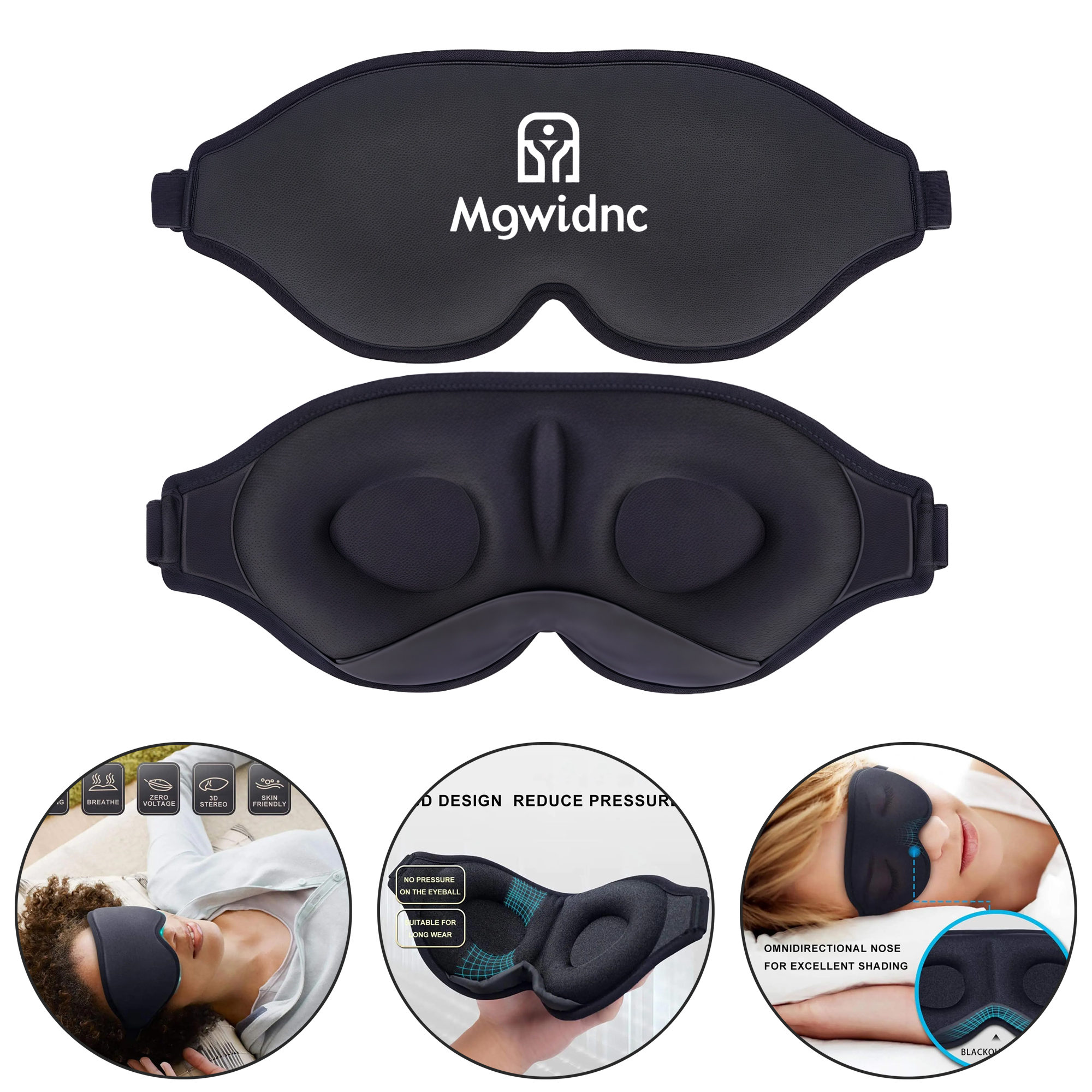 3D Sleep Mask for Travel 3