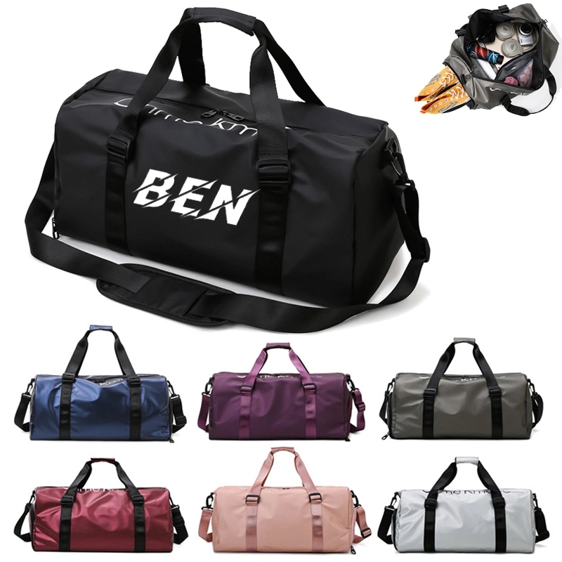 Oxford Gym Travel Duffel Bag with Dry Wet Pocket 3