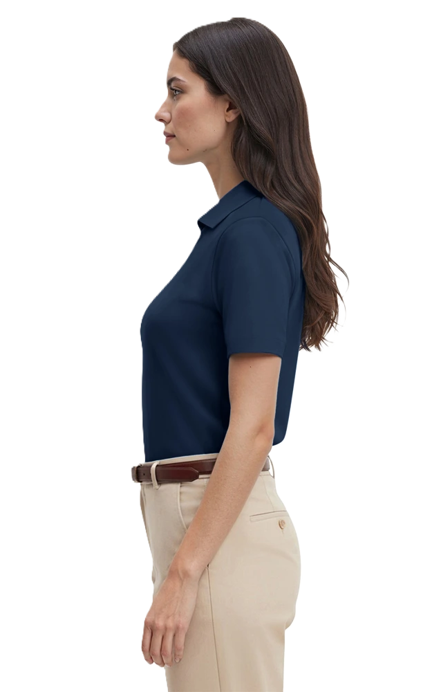 Ladies' Superblend V-Neck Polo 76