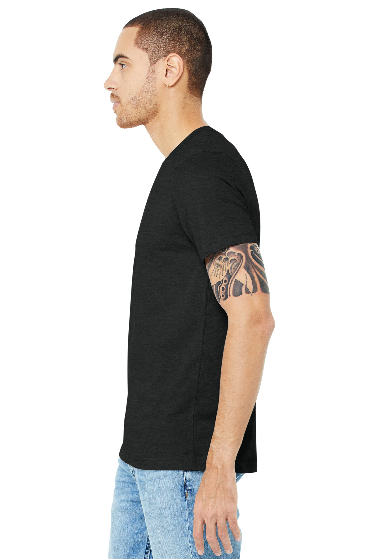 BELLA+CANVAS Unisex Heather CVC Short Sleeve Tee. BC3001CVC 485