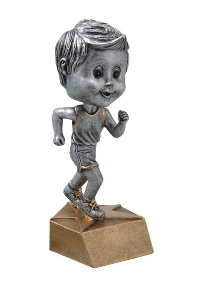 Track, Male Bobble Head Figure 2
