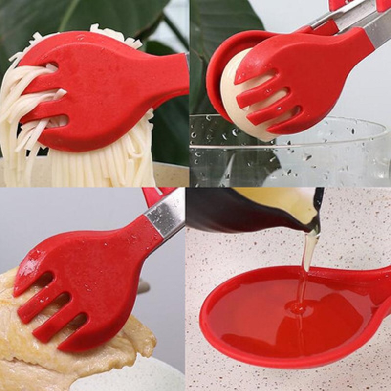 12'' Multi-functional Serving Tongs 7