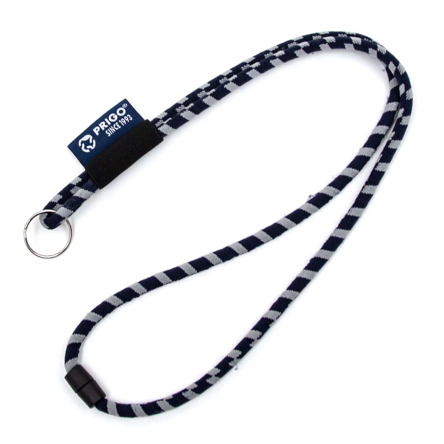0.31" High-Elastic Cotton/Polyester Blend Woven Lanyard 1