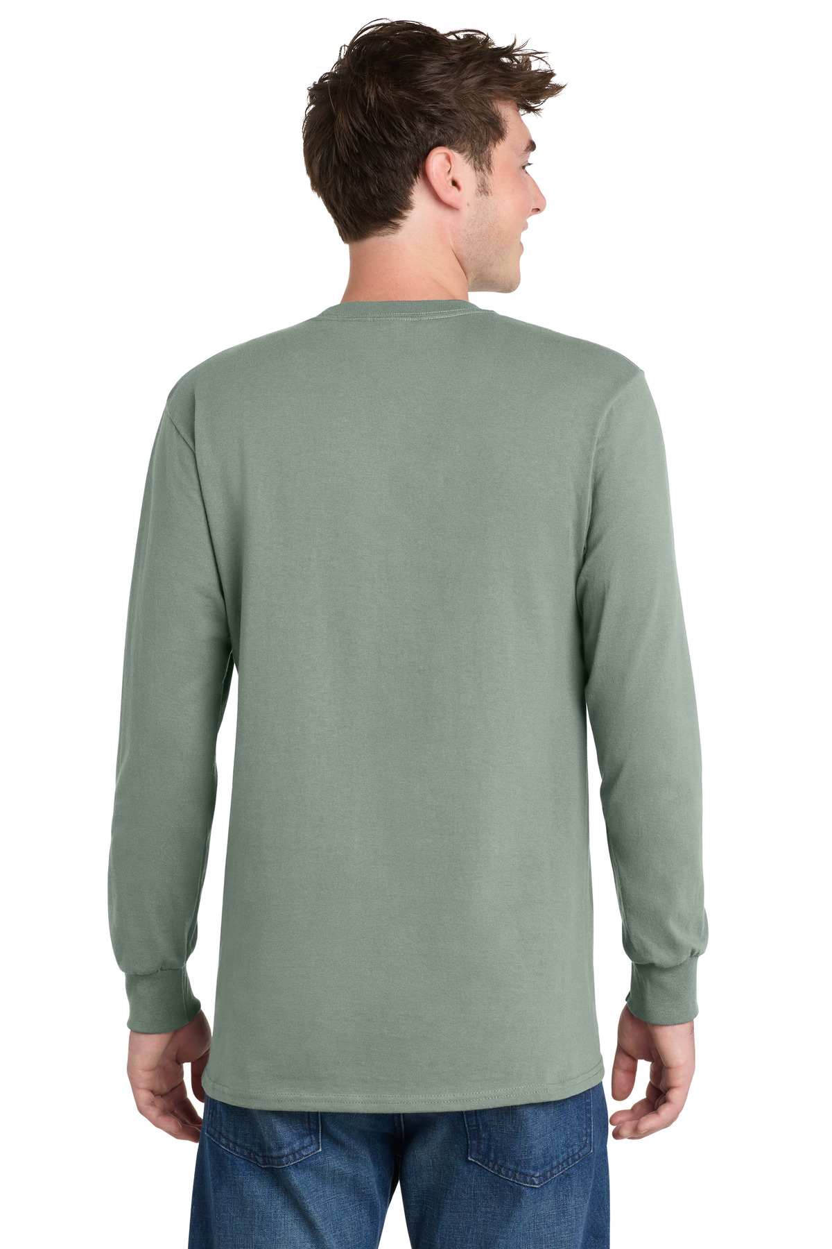 Port & Co Tall Long Sleeve Essential Tee. PC61LST 160