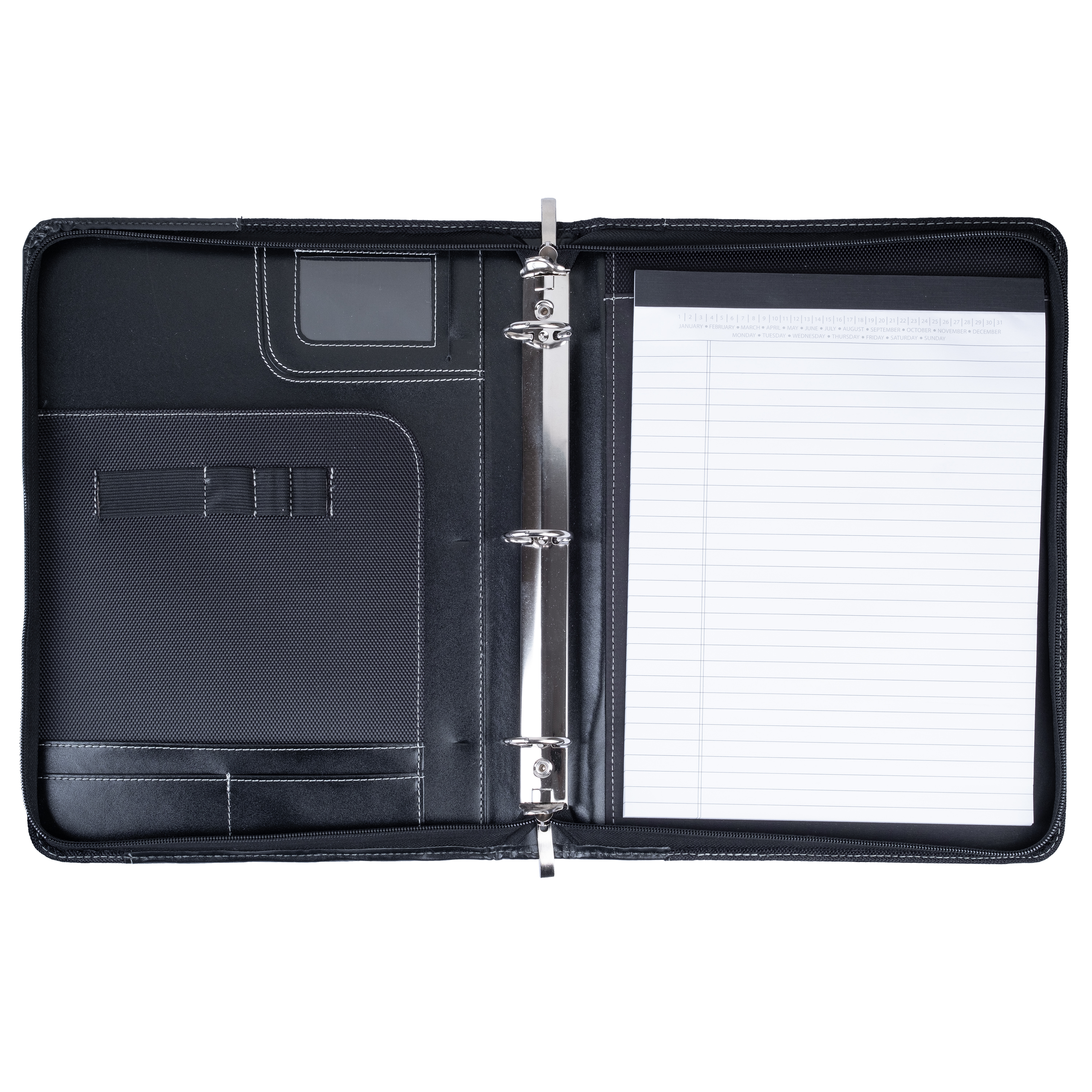 Winn Binder 3-Ring Zip Portfolio 3