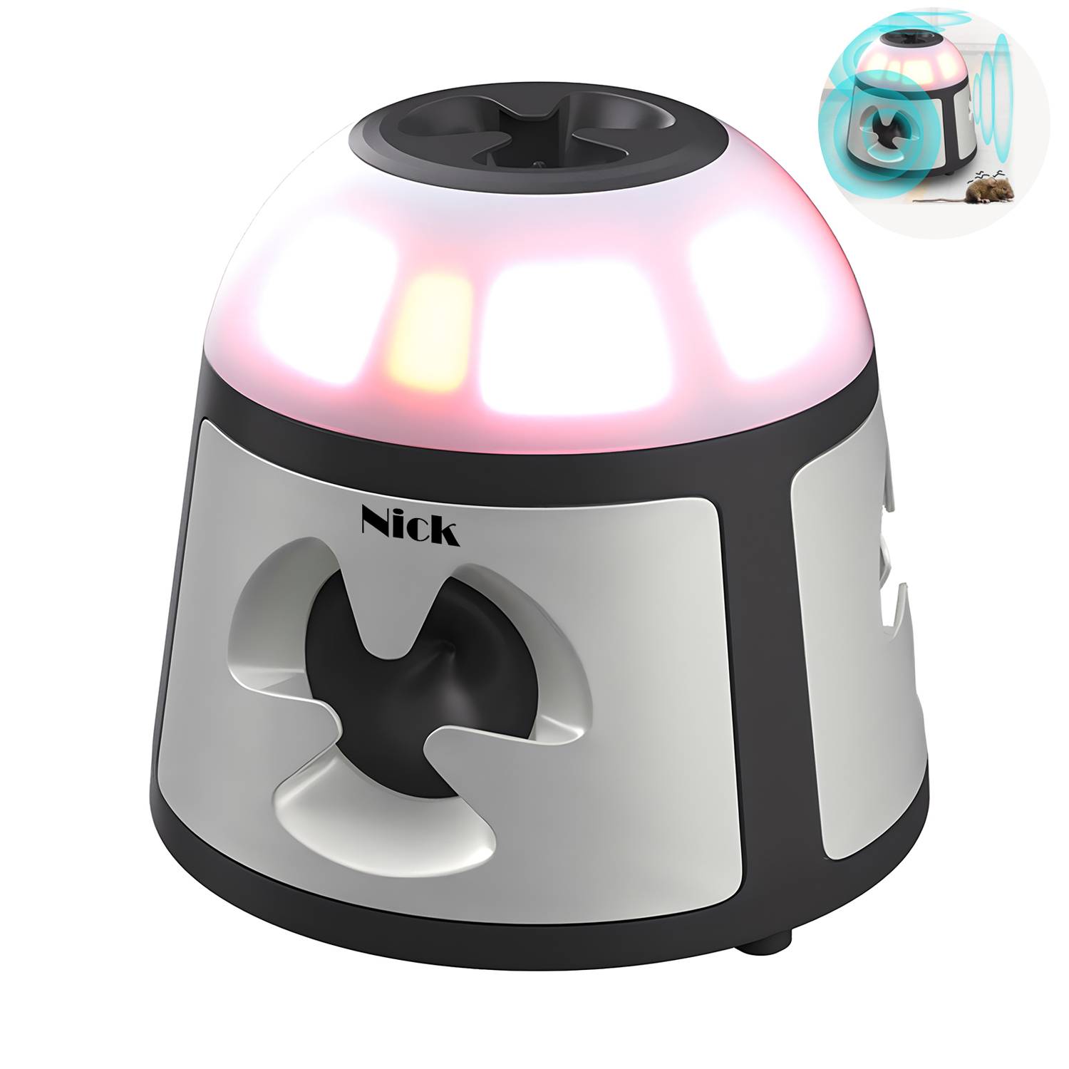 Ultrasonic Abs Mouse Repellent LED Flashing Alarm 7