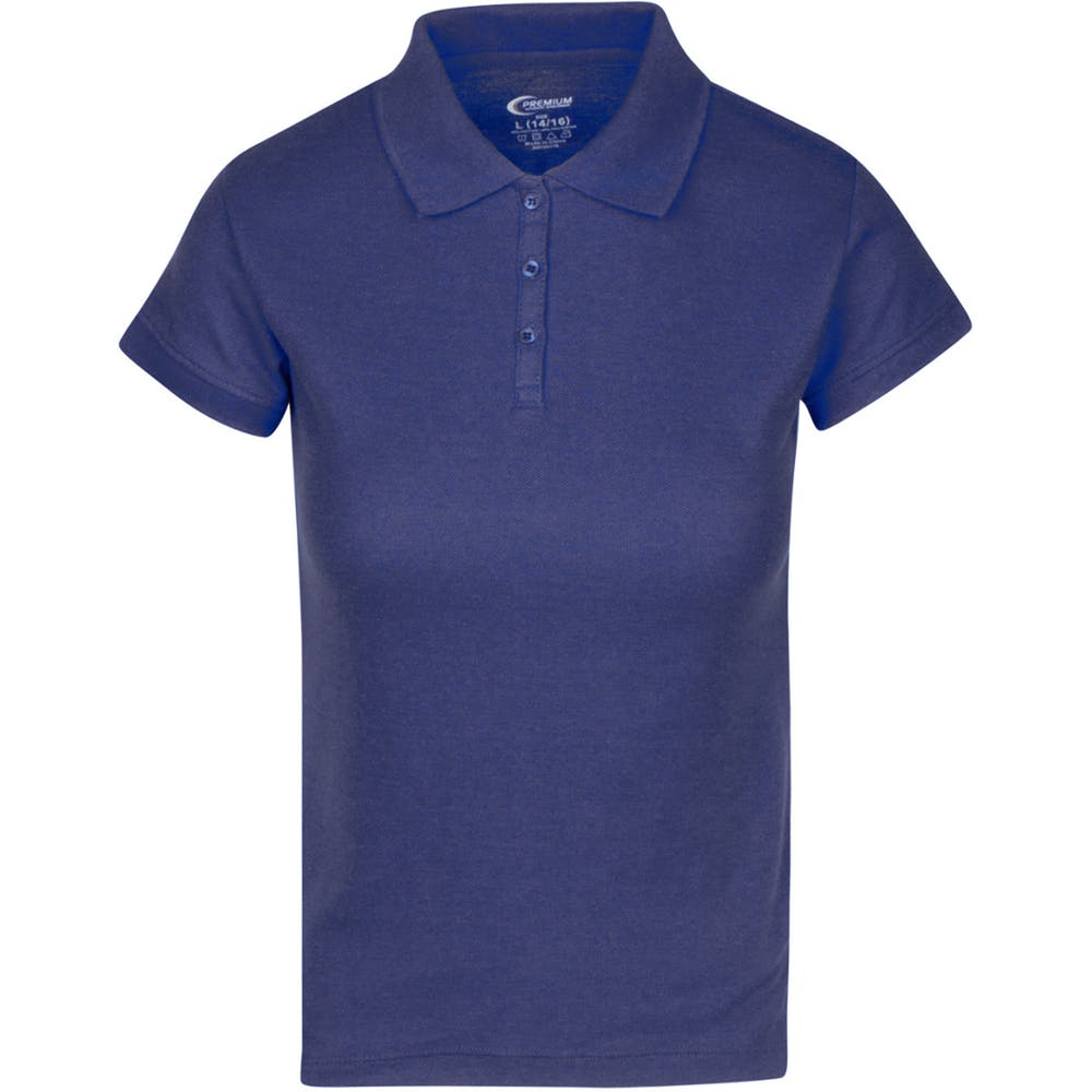 Juniors' Polo Uniform Shirts - Navy Size Large 2