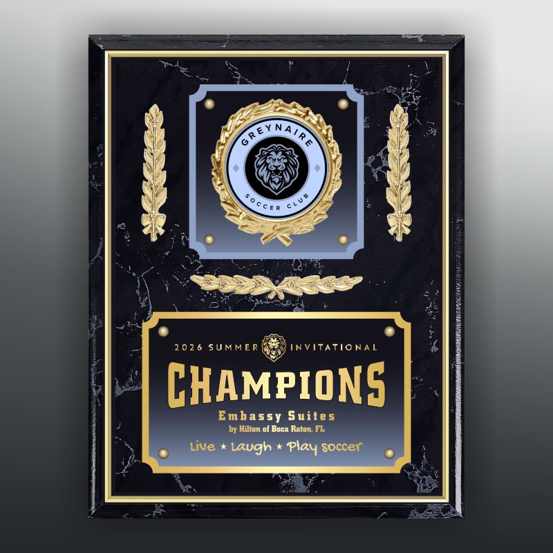 Gold Edge Plaques 8