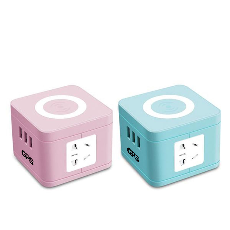 USB Portable Wireless Cube Socket Power Strip 3