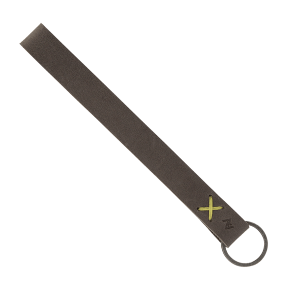 Hayward Leather Wrist Keychain with Metal Split-Ring 49