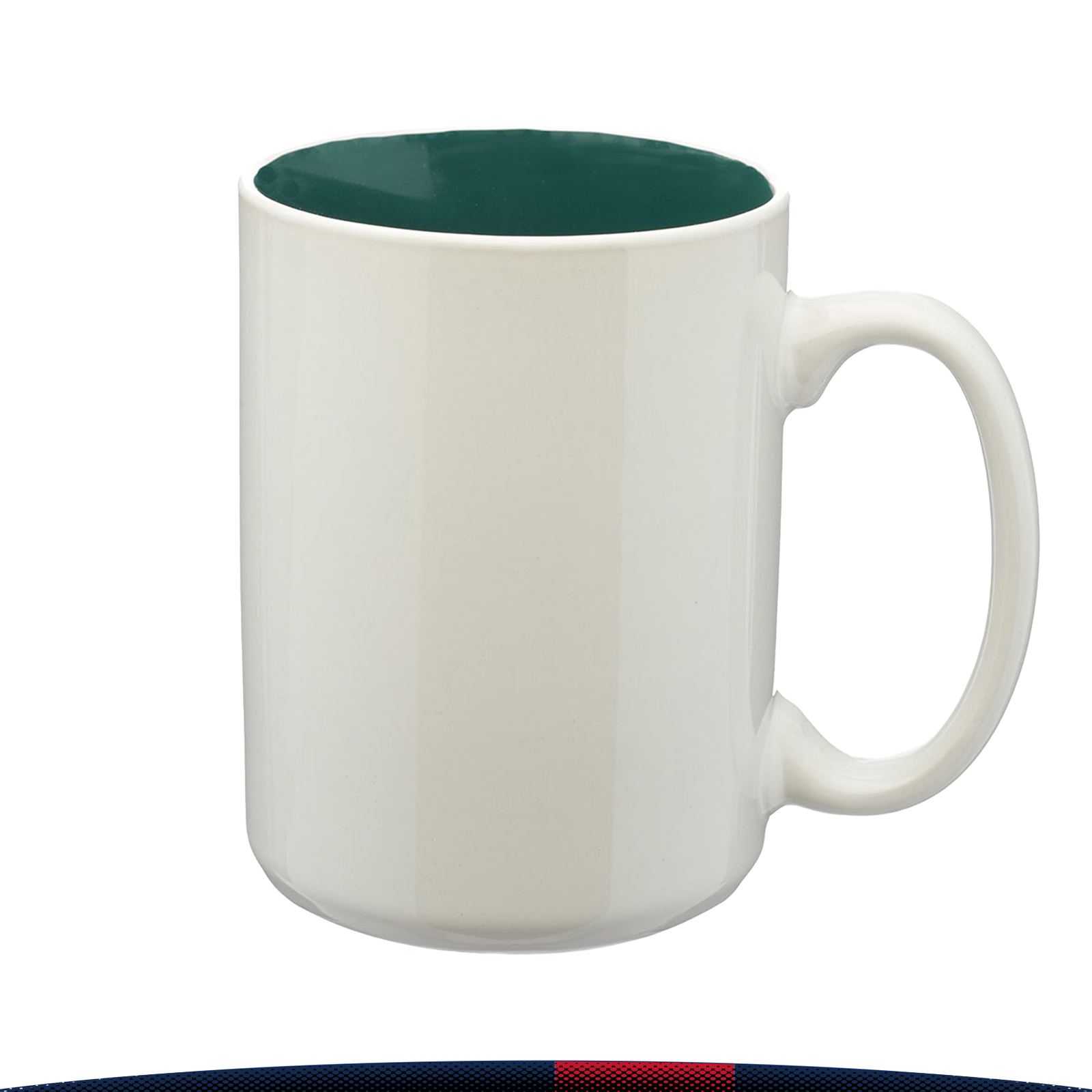 15 oz. Two-color Bistro Customized Mugs 5