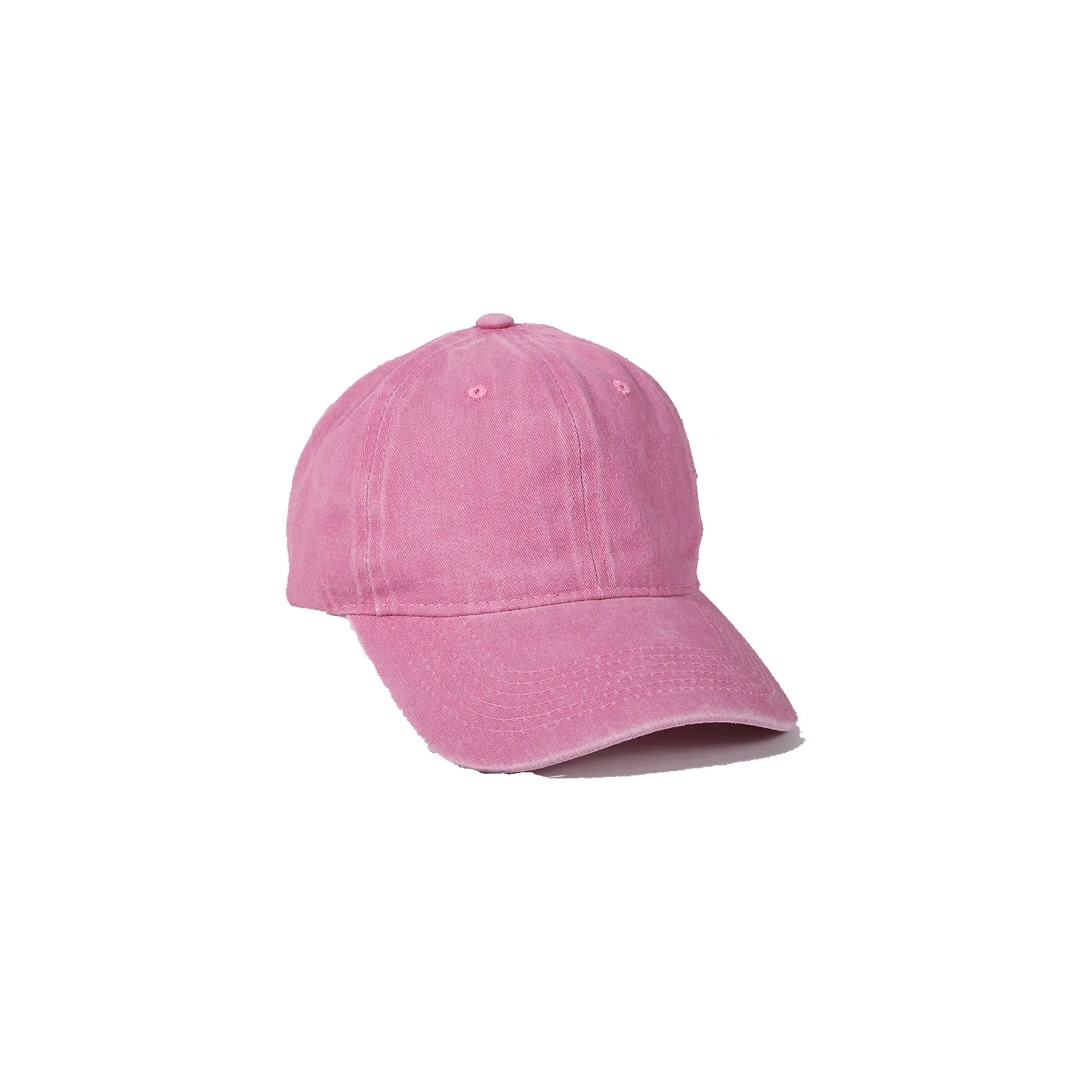 Washed Pigment Dyed Cotton Dad Baseball Cap 5