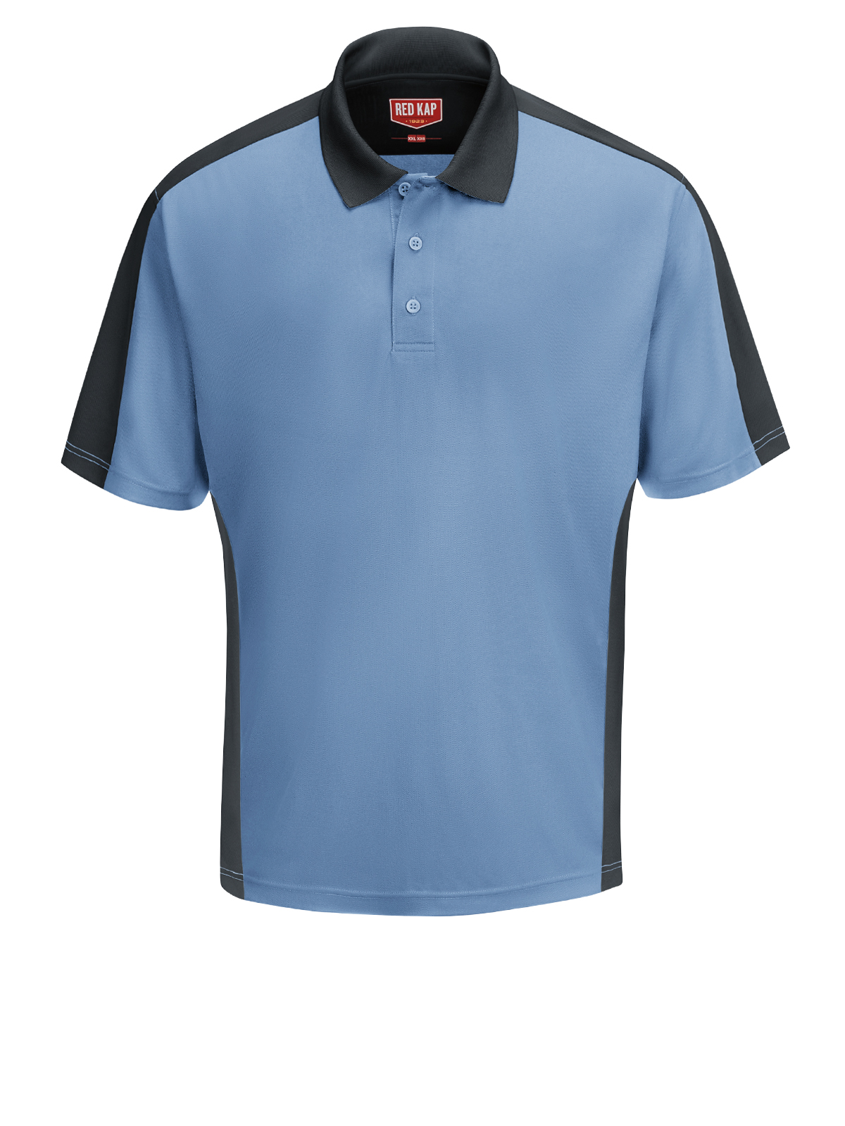 Red Kap Shirts - Men's Short Sleeve Performance Knit Two-Tone Polo 6