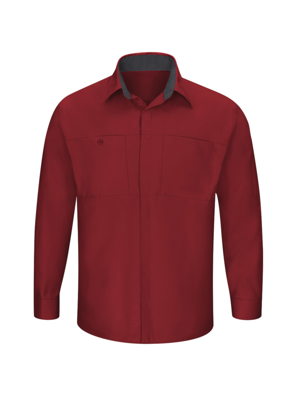 Red Kap Shirts - Men's Long Sleeve Performance Plus Shop Shirt 1
