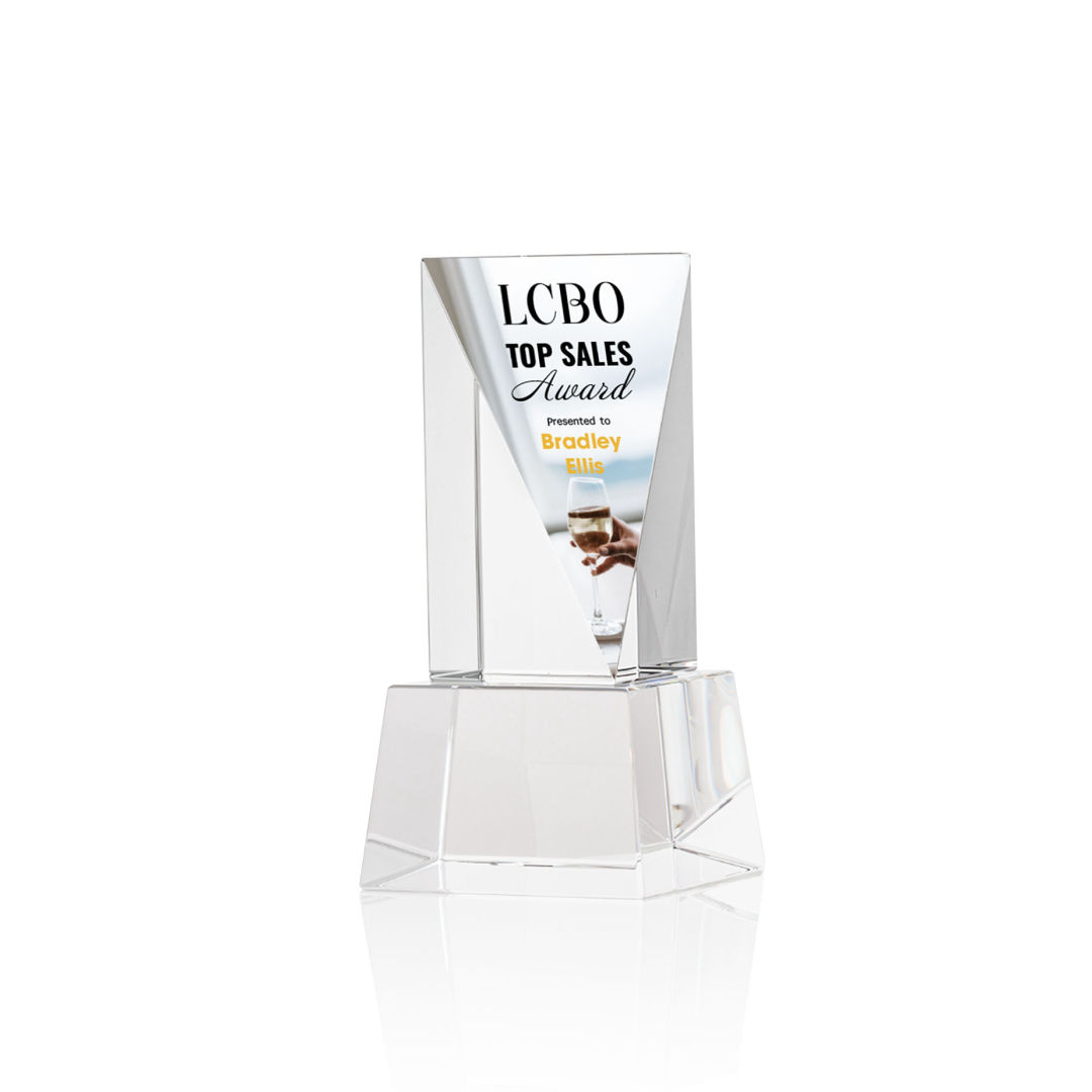 Easton VividPrint™ Award on Base - Clear 13