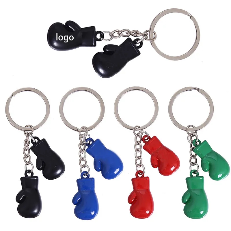 Creative Boxing Gloves Pattern Keychain 1