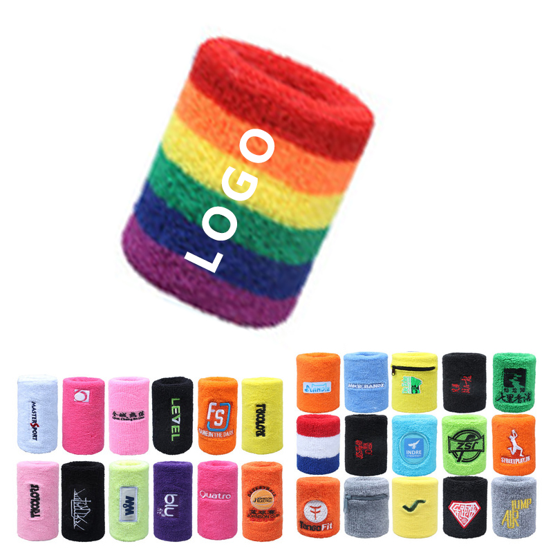 colorful sweat wristbands 1