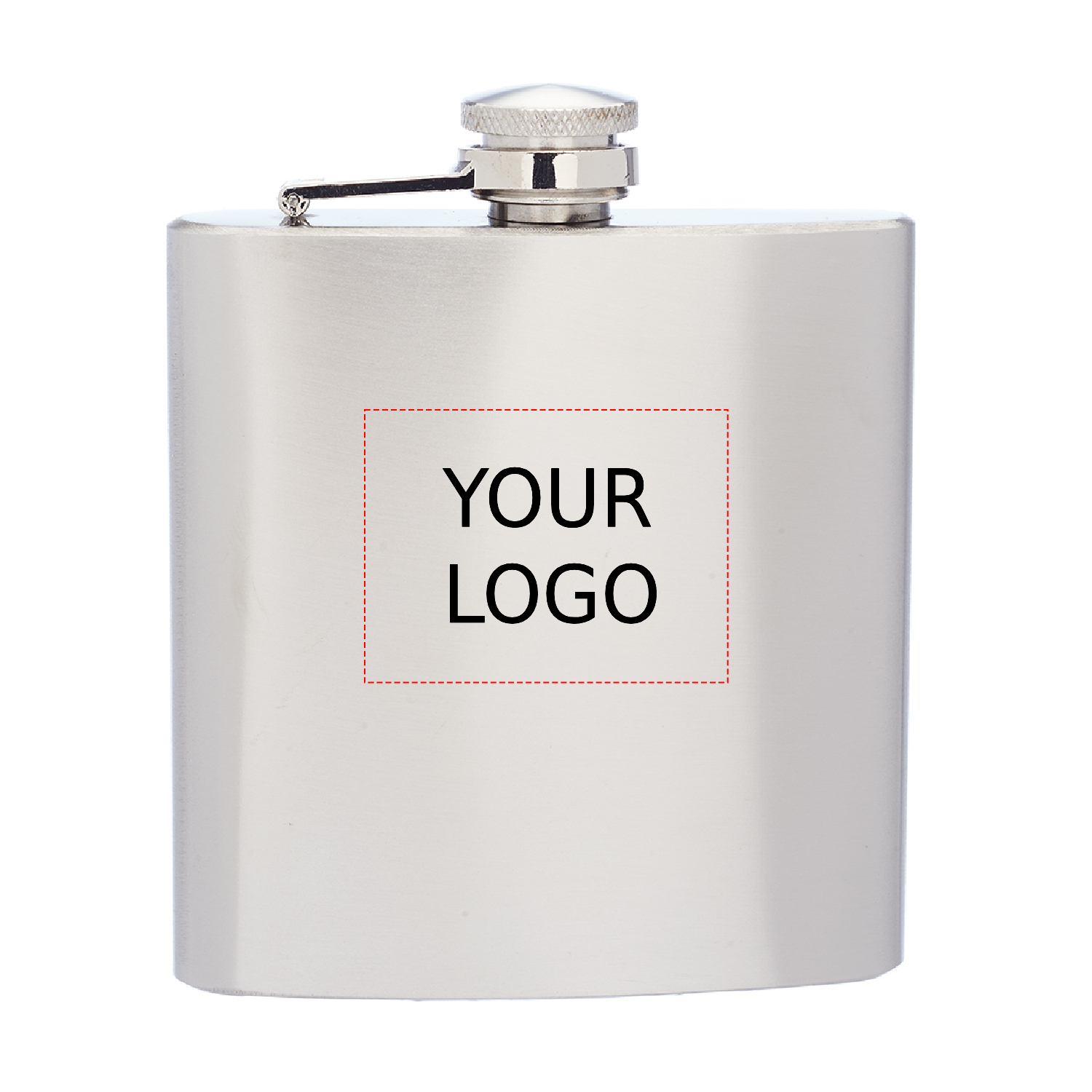 Elite Stainless Steel Hip Flask, 6 oz. 4