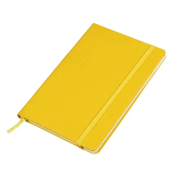 A5 Lined Hardcover Business Notebook with Strap 4