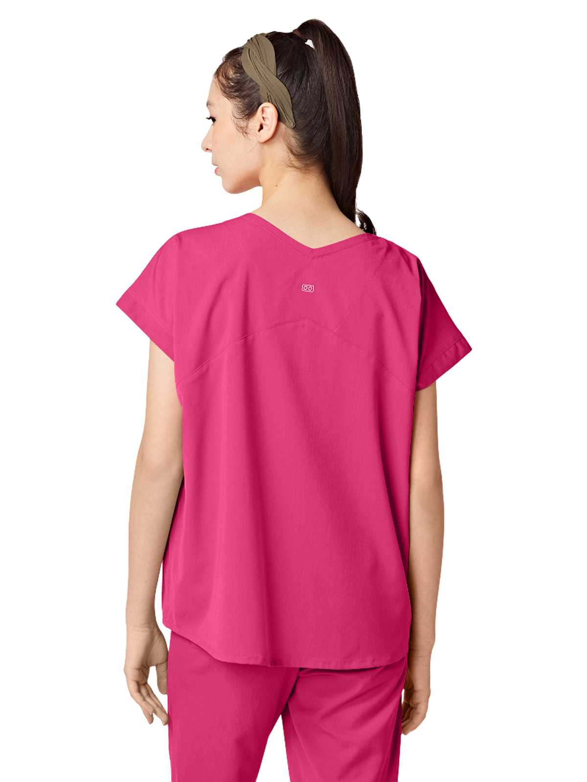 Parkley ABC - Women's Oversized Two-Pocket Dolman REMY V-Neck Top 14