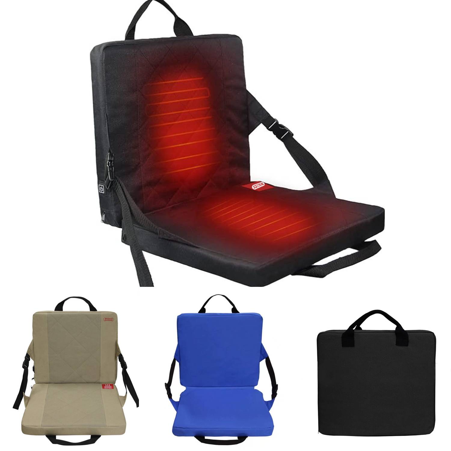 Foaldable Heated Stadium Seat Cushion 6
