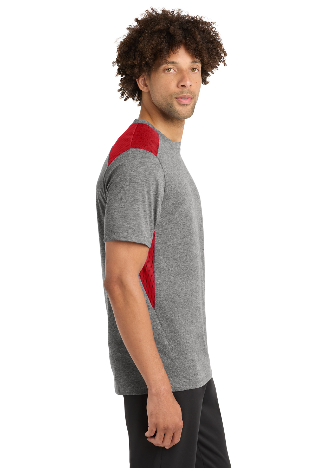 Sport-Tek PosiCharge Tri-Blend Wicking Draft Tee. ST410 17