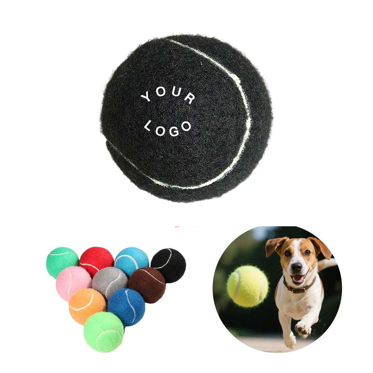 Rubber Tennis Ball for Dog Training and Exercise 7