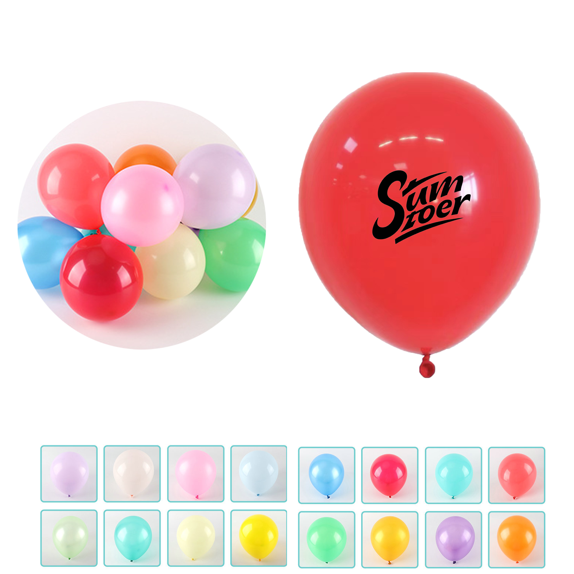 12" Latex Ballon MOQ 50 1