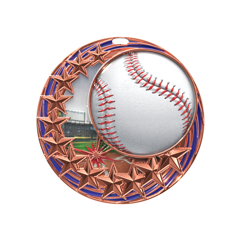 Star Blast Medal - Baseball 3