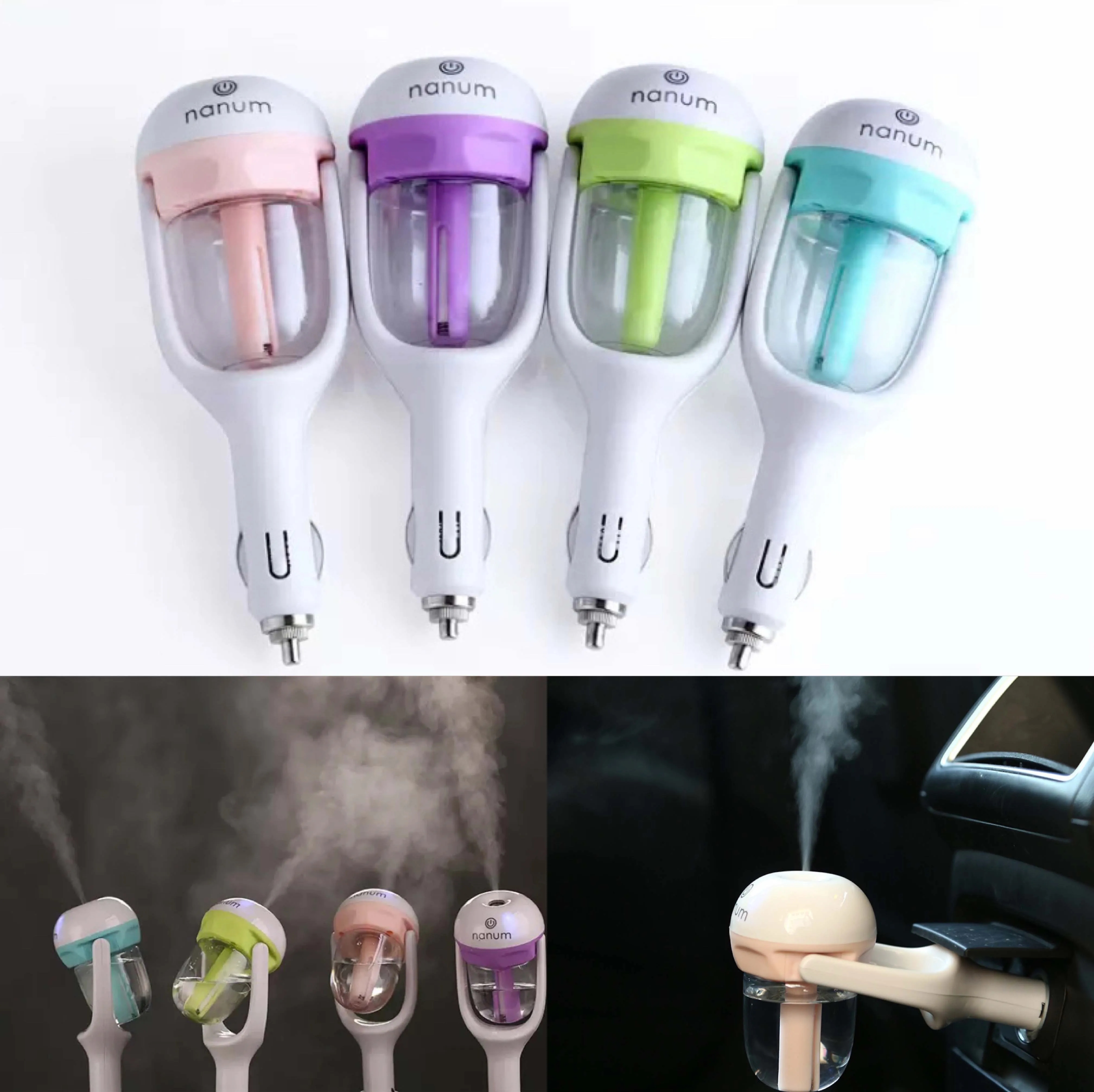 Car Air Humidifier Aroma Mist Purifier 2