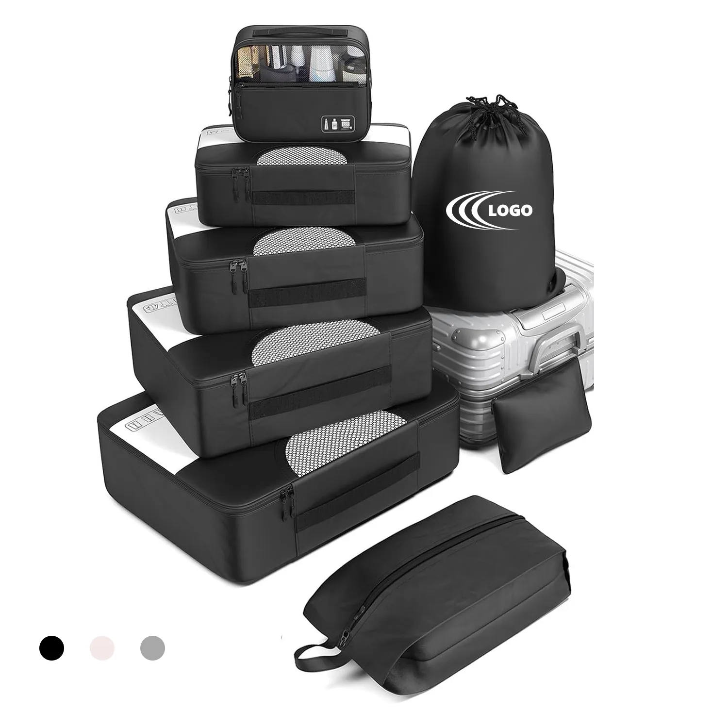 8-Piece Travel Organizer Set