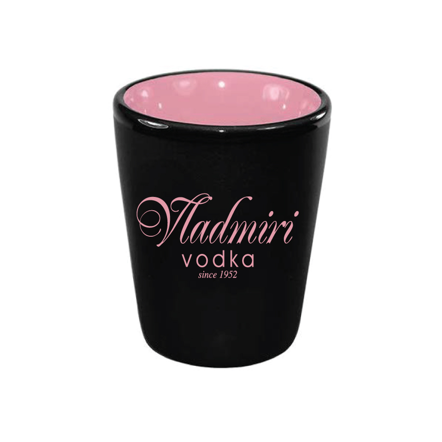 1 5 oz Pink In / Matte Black Out Hilo Shot