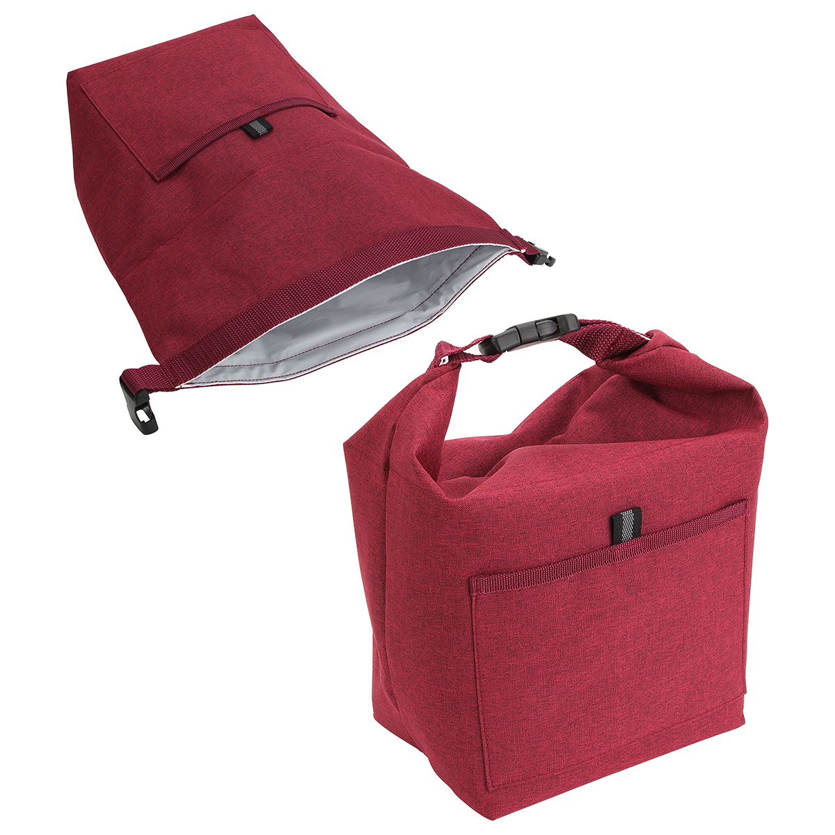 Bellevue Heathered Polyester Insulated Lunch Tote 19