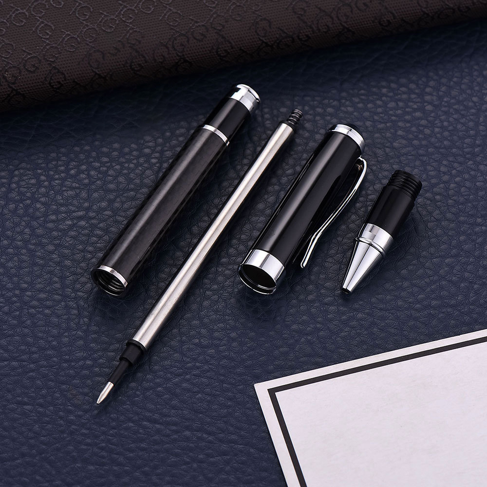Metal Signature Pen with Carbon Fiber Pen Tube 7