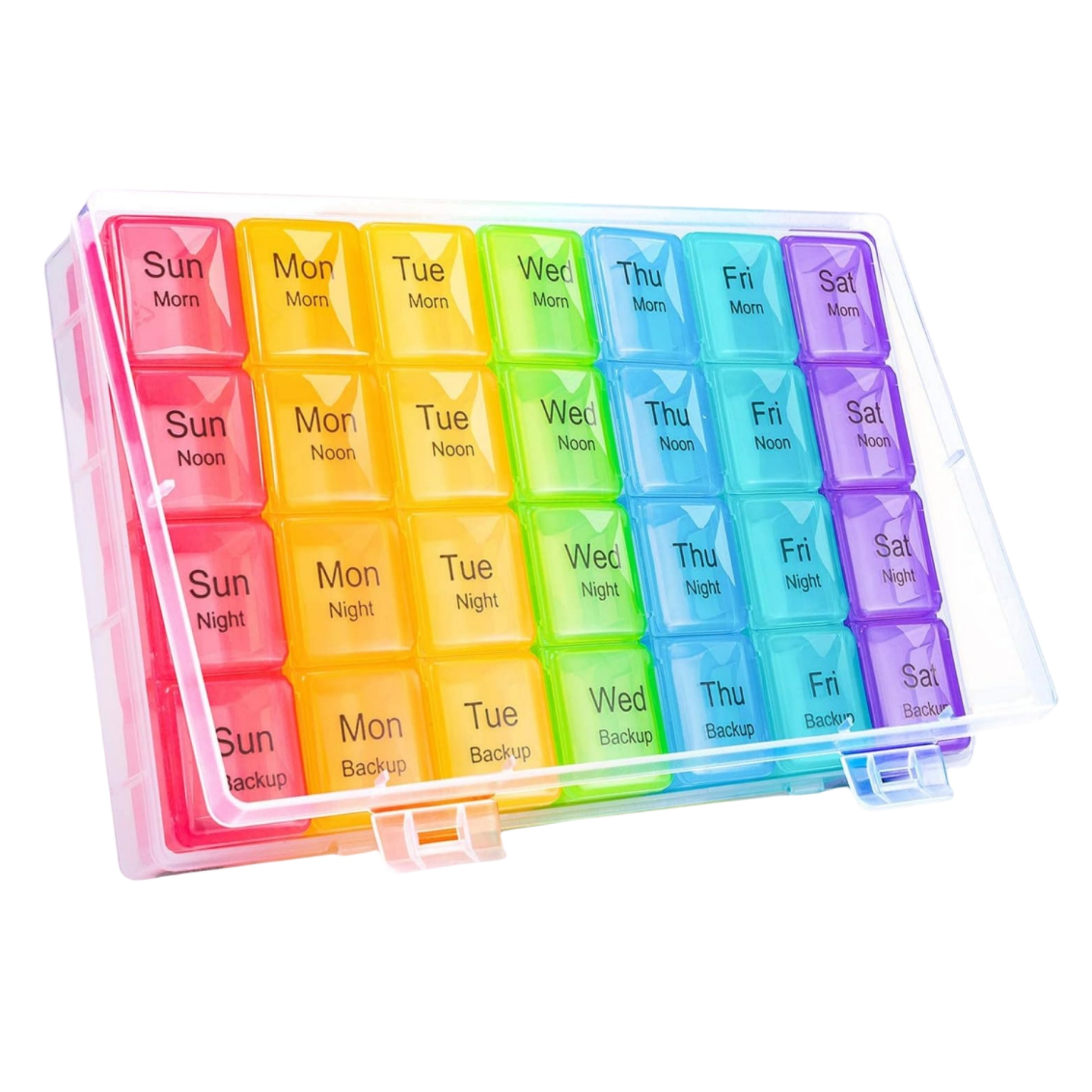 28 Compartments Large Weekly Pill Organizer 4