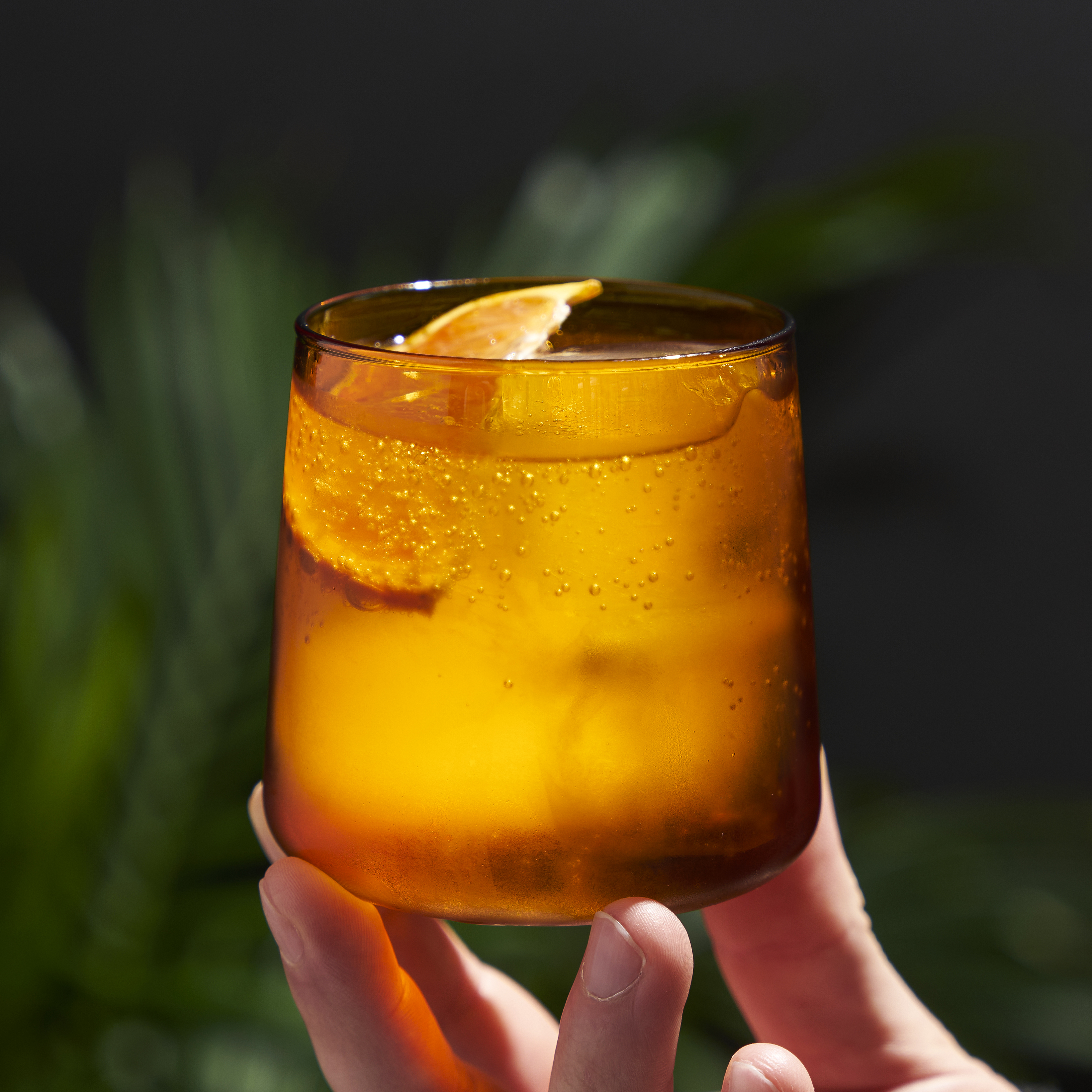 Viski® Amber Aurora Cocktail Tumbler, set of 2 4