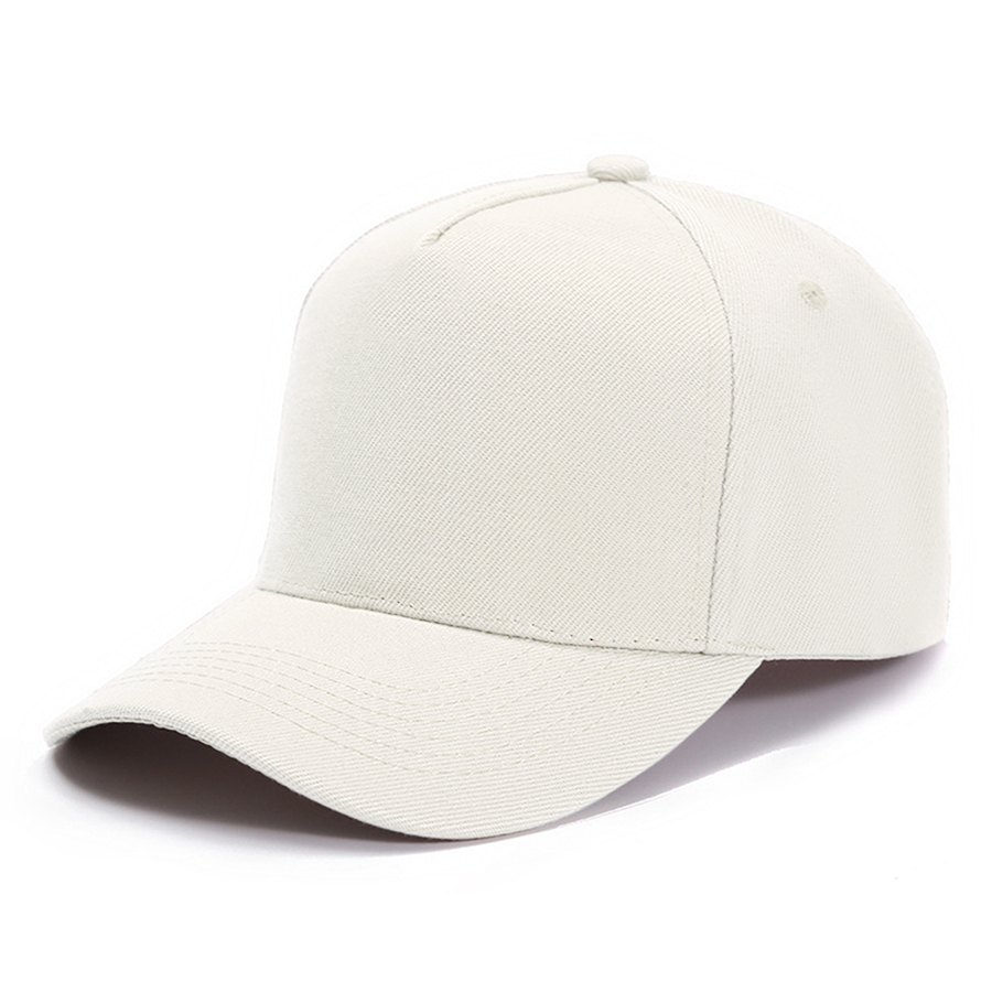 Stock Solid Color Polyester 5-Panel Cap 6
