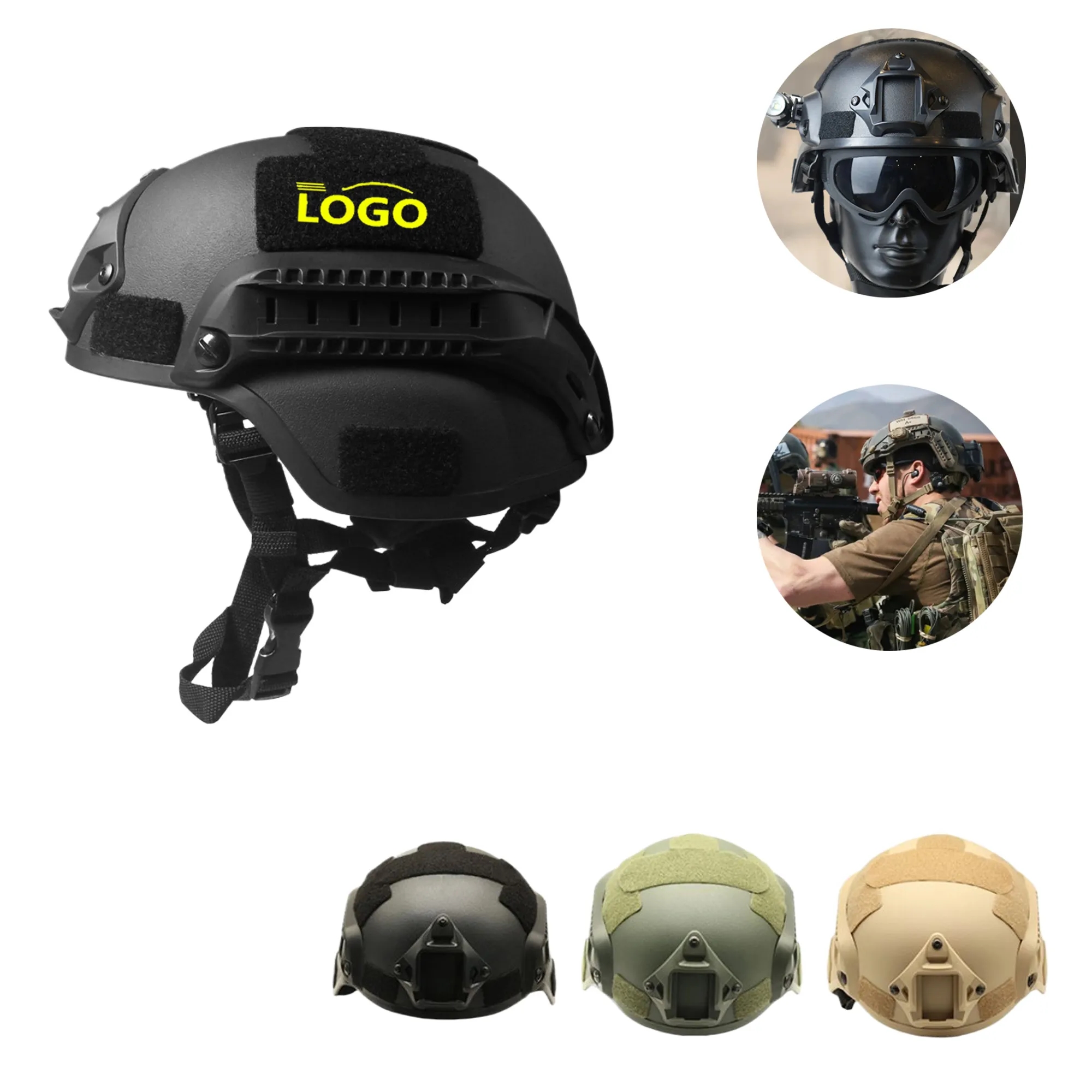 MOQ5 Multifunctional ABS Tactical Cycling Gaming Helmet 4