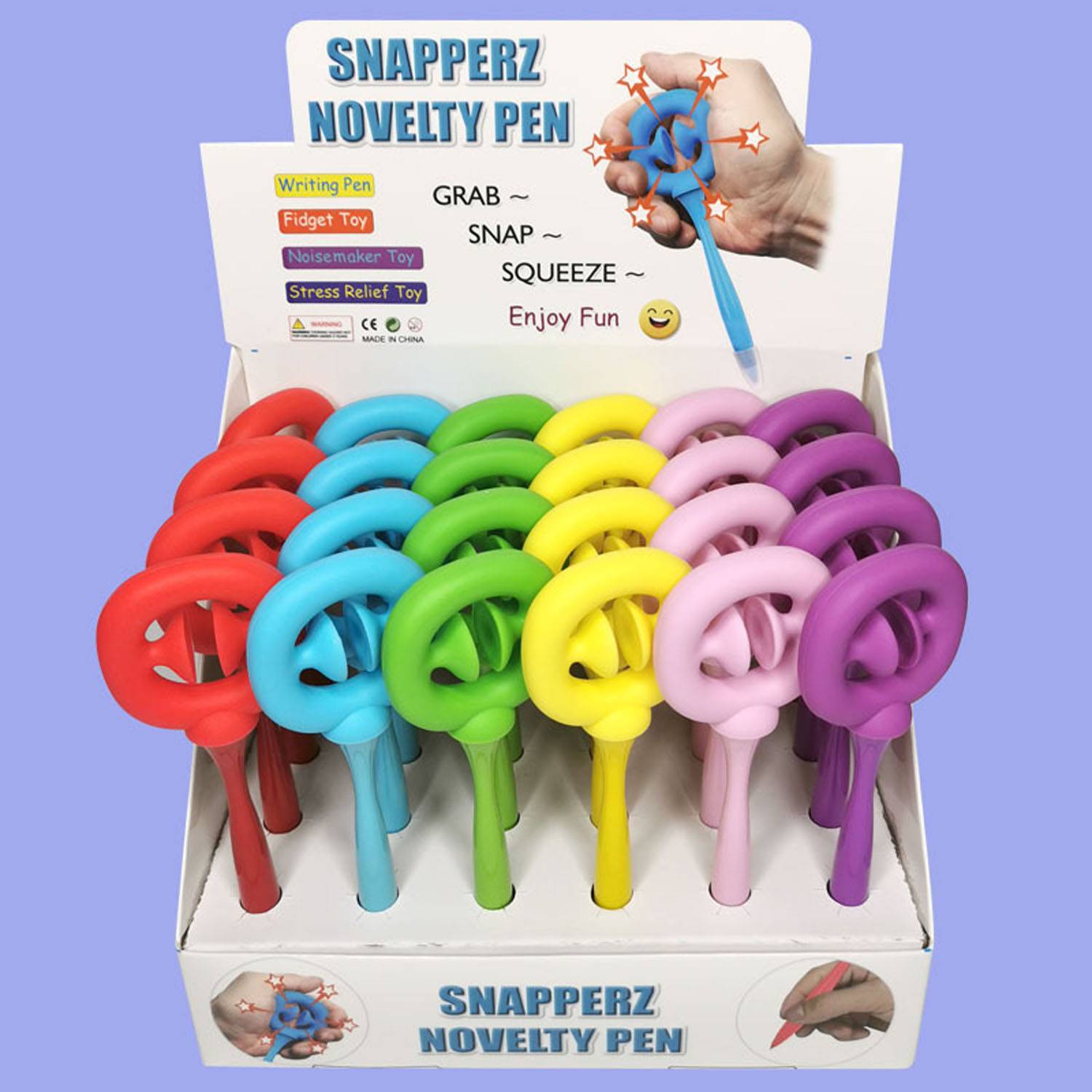 Squishy Ball PenThe Snapperz Novelty Pen is a versatile 7.2" 2