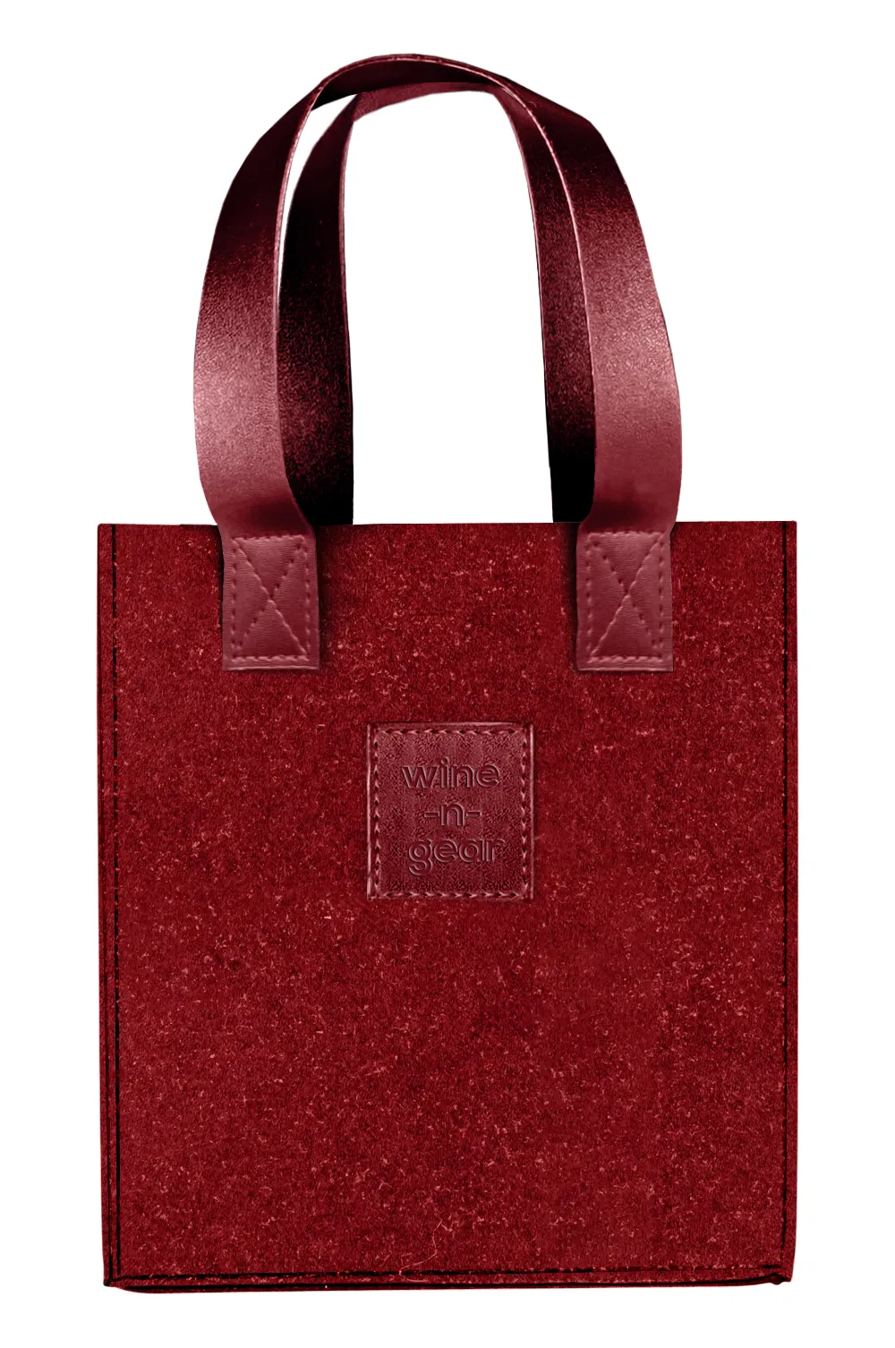 4-Bottle Felt Wine Tote 7