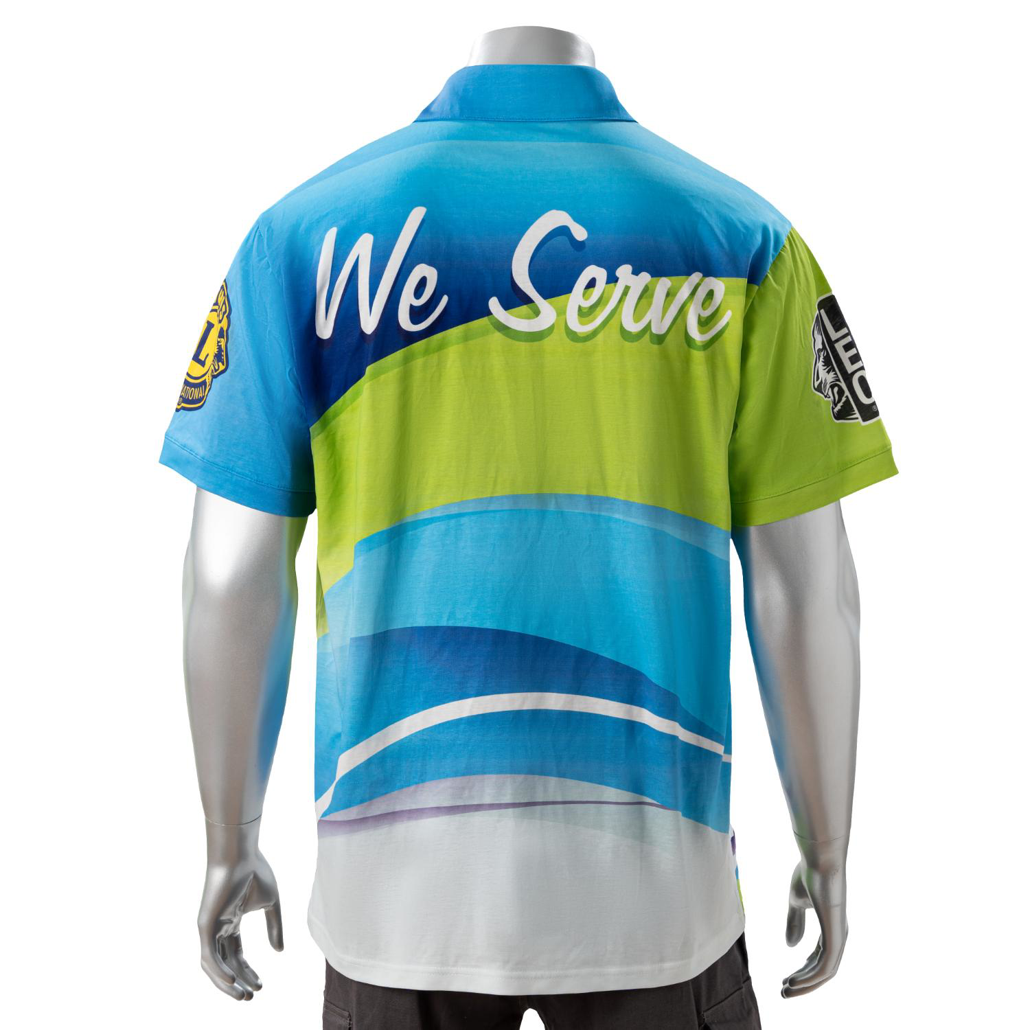 100% Cotton Full Color Pigmented Digital Print Men's Polo - 5.3 oz 6