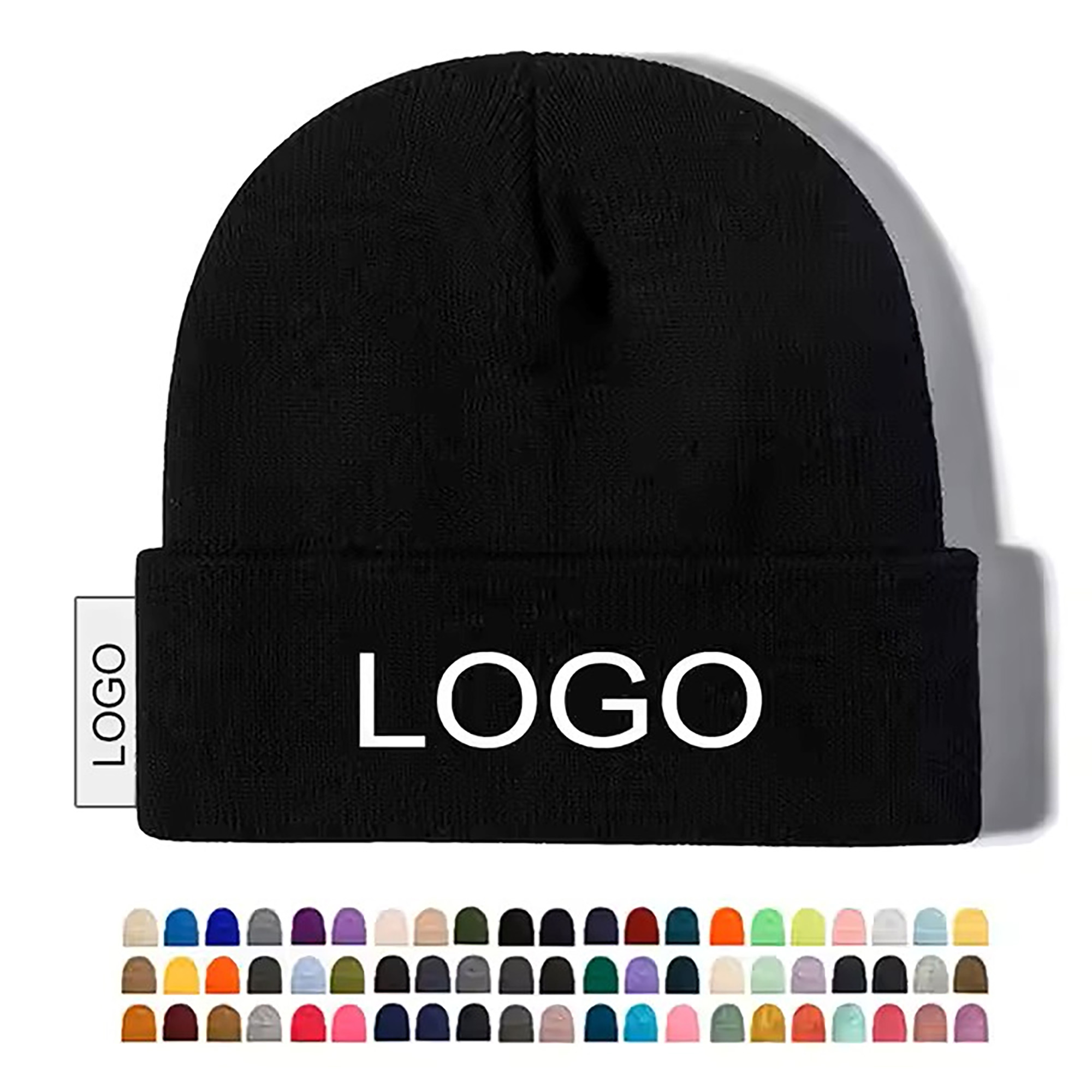 Embroidery Beanie Warm Hat 3