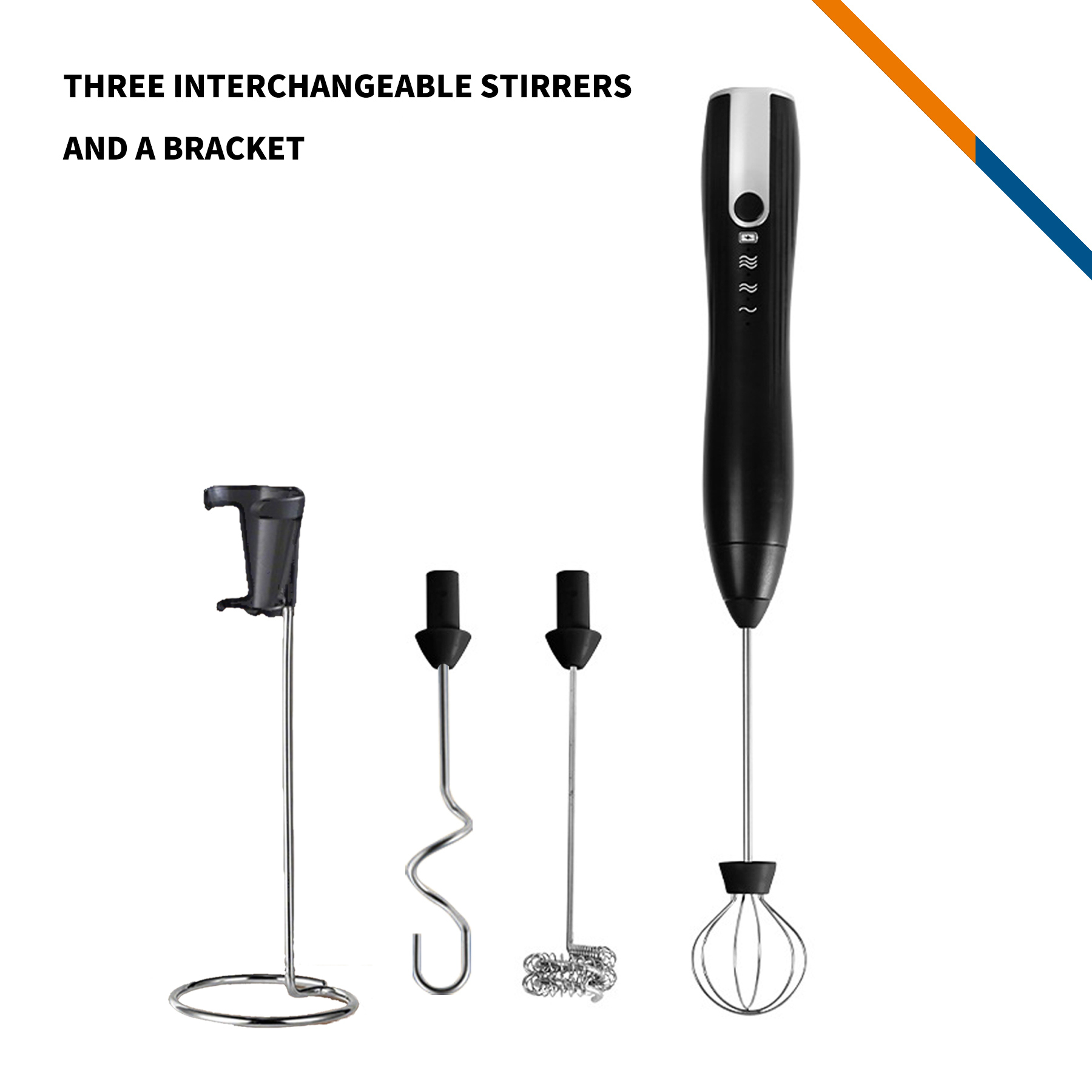 Aerofo Electric Handheld Frother Set 4