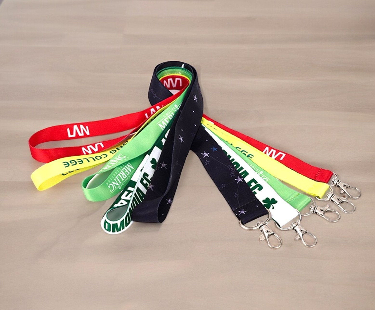 1" Lanyard, Full Color Polyester